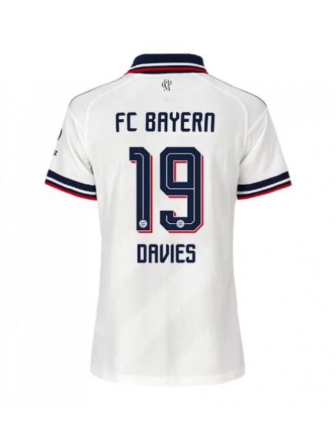 Bayern Munich Alphonso Davies #19 Replika Borta Kläder Dam 2026-27 Kortärmad Bayern Munich Alphonso Davies #19 Replika Borta Kläder Dam 2026-27 Kortärmad